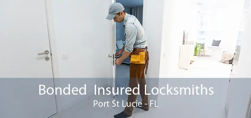 Bonded  Insured Locksmiths Port St Lucie - FL